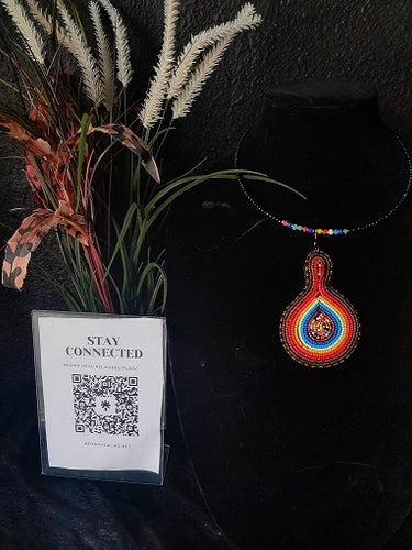 Rainbow beaded Necklace