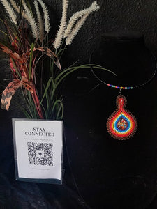 Rainbow beaded Necklace