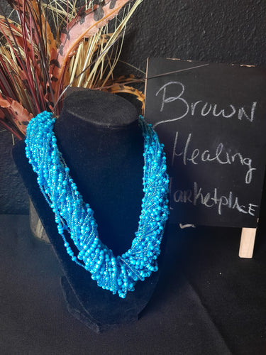 Blue Goddess Necklace