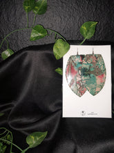 Load image into Gallery viewer, Leather Oval Earrings