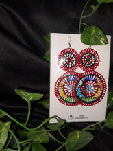 Load image into Gallery viewer, Kenyan Dream catcher Earrings